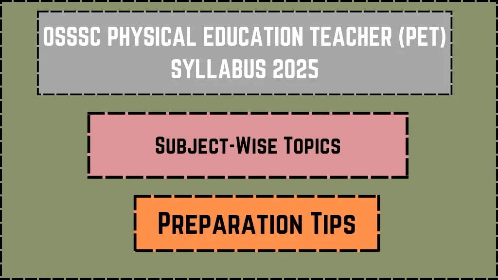 OSSSC Physical Education Teacher (PET) Syllabus 2025_20250322_170449_0000