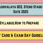 Bihar Sachivalaya DEO, Steno Stage-II Exam Date 2025_20250406_091548_0000